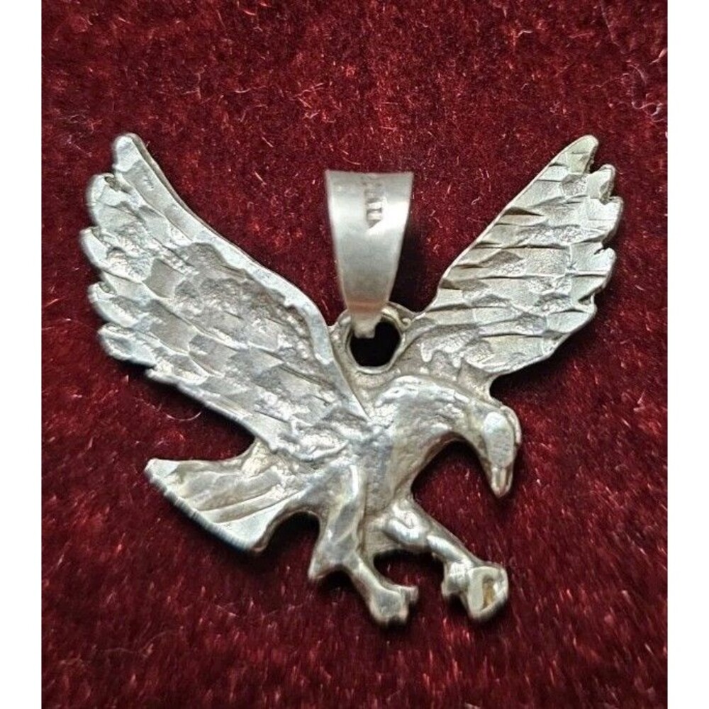 Silver Eagle Charm Pendant 925 Mexico